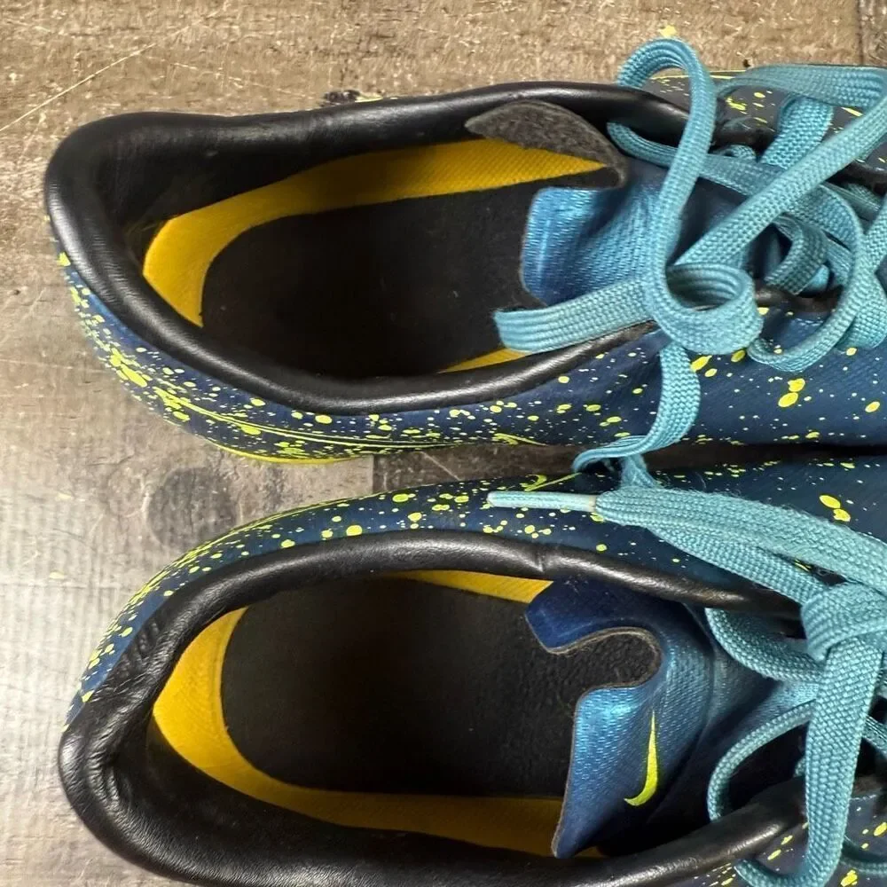 Nike Mercurial Size 5Y Victory TF Turf Soccer Cleat 651646-440 Squadron Blue